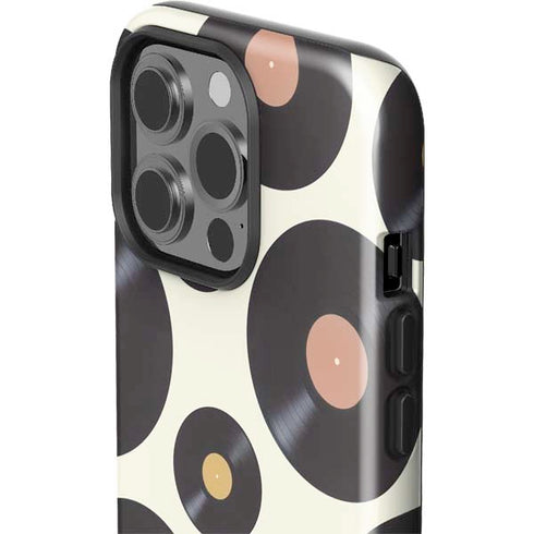 Colorful Records iPhone 15 Pro Impact Case